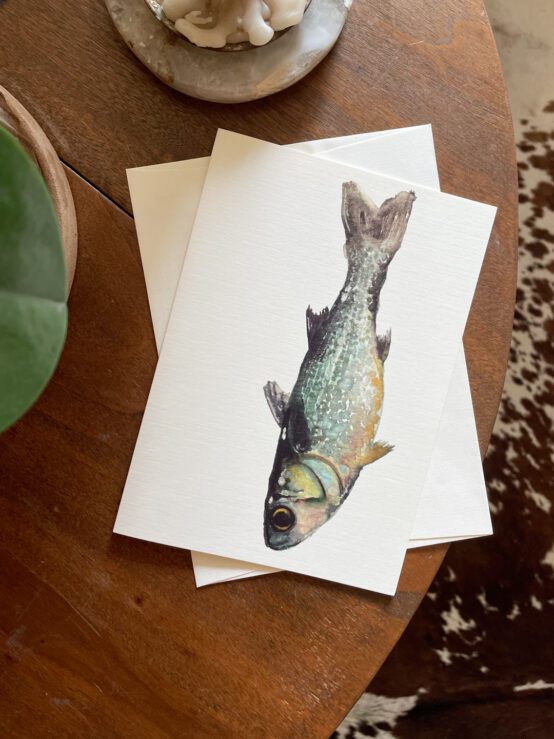 "Mighty Mullet" Greeting Card