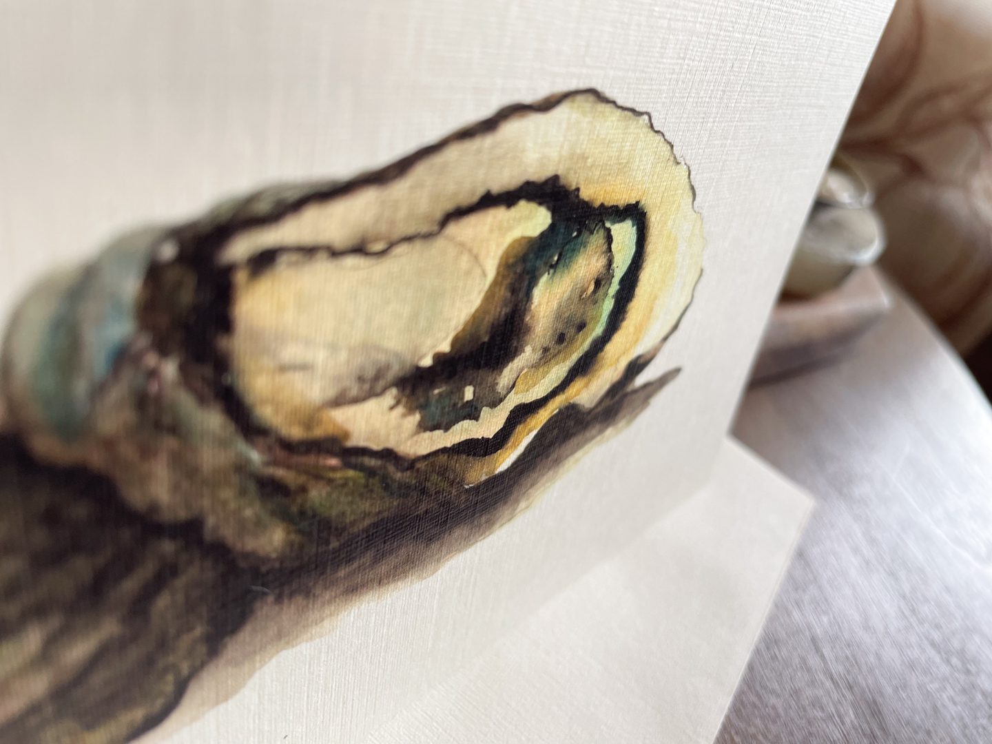 "Oyster" Greeting Card - Image 3