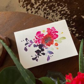 "Flora Flora" Greeting Card