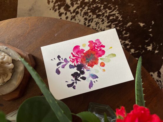 "Flora Flora" Greeting Card
