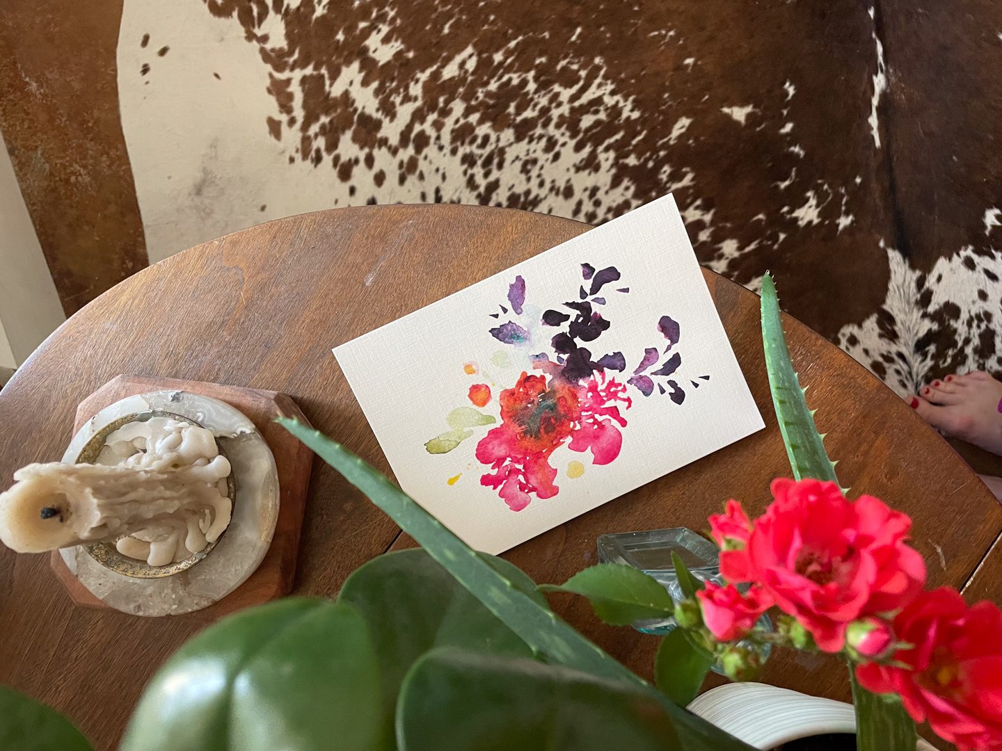 "Flora Flora" Greeting Card - Image 3