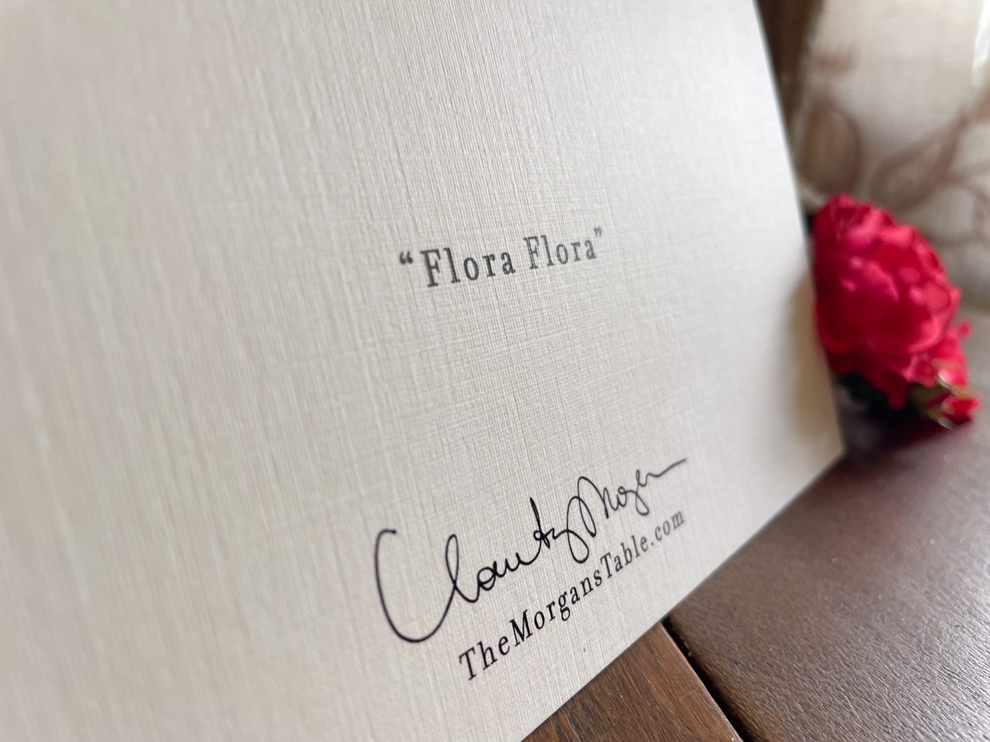 "Flora Flora" Greeting Card - Image 2