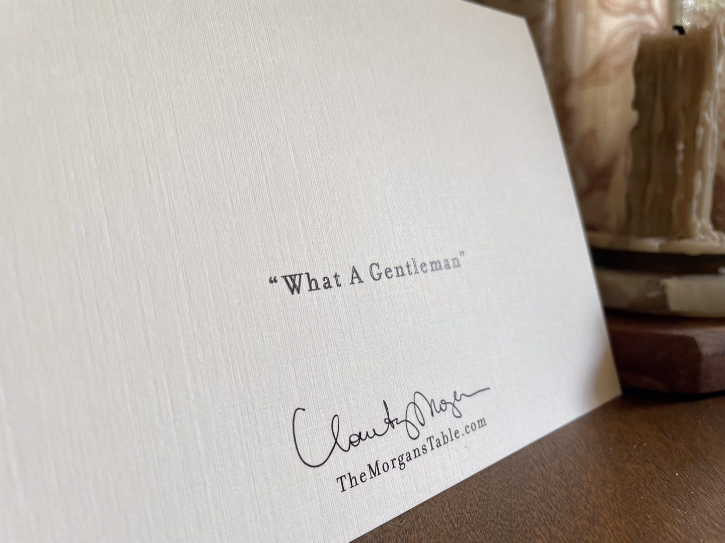 "What A Gentleman" Greeting Card - Image 5